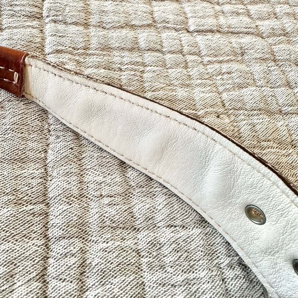 Y2K Coach 5357 Signature C Demi Baguette Mini Hobo Ivory Jacquard Shoulder Bag - Picture 14 of 15